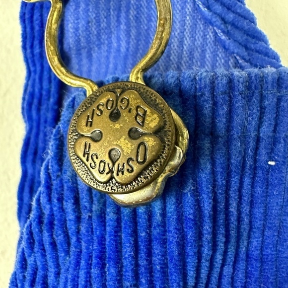 Vintage OshKosh B’gosh Vestbak Blue Corduroy Overalls 3-6 M - Picture 9 of 14